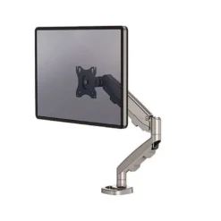 BRAZO PARA MONITOR FELLOWES SERIE EPPA AJUSTABLE ALTURA 1 PANTALLA NORMATIVA VESA HASTA 10 KG PLATA