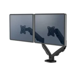 BRAZO PARA MONITOR FELLOWES SERIE EPPA AJUSTABLE ALTURA 2 PANTALLAS NORMATIVA VESA HASTA 10 KG NEGRO