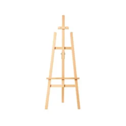 CABALLETE DE PIE PINTOR LIDERPAPEL MADERA DE PINO BARNIZADO 58,5X175X75 CM CERTIFICADO FSC