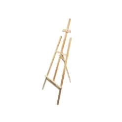 CABALLETE DE PIE PINTOR LIDERPAPEL MADERA DE PINO BARNIZADO 60X150X60 CM CERTIFICADO FSC