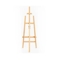 CABALLETE DE PIE PINTOR LIDERPAPEL MADERA DE PINO BARNIZADO 60X150X60 CM CERTIFICADO FSC
