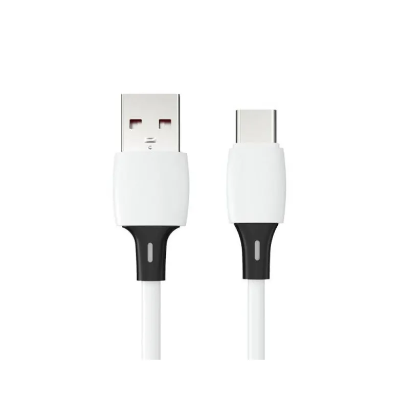 CABLE USB-C A USB-A Q-CONNECT PVC LONGITUD 2M BLANCO