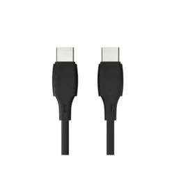 CABLE USB-C A USB-C Q-CONNECT PVC LONGITUD 1M NEGRO