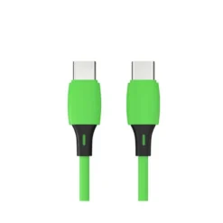CABLE USB-C A USB-C Q-CONNECT PVC LONGITUD 2M VERDE
