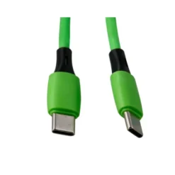 CABLE USB-C A USB-C Q-CONNECT PVC LONGITUD 2M VERDE