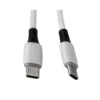 CABLE USB-C A USB-C Q-CONNECT PVC LONGITUD 2M BLANCO