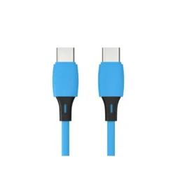 CABLE USB-C A USB-C Q-CONNECT PVC LONGITUD 1M AZUL