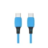 CABLE USB-C A USB-C Q-CONNECT PVC LONGITUD 2M AZUL