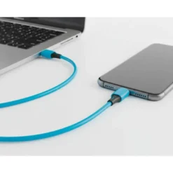 CABLE USB-C A USB-C Q-CONNECT PVC LONGITUD 2M AZUL