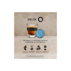 CAFE DELTA Q DESCAFEINADO CAPSULAS XL MONODOSIS INTENSIDAD 1