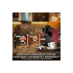 CAFE SAIMAZA EXTRA FUERTE ESPRESSO INTENSIDAD 11 CAJA DE 50 CAPSULAS COMPATIBLE NESPRESSO