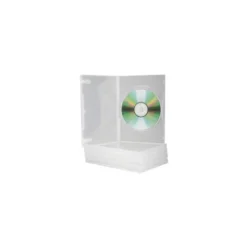 Caja dvd Q-connect transparente pack de 5 unidades