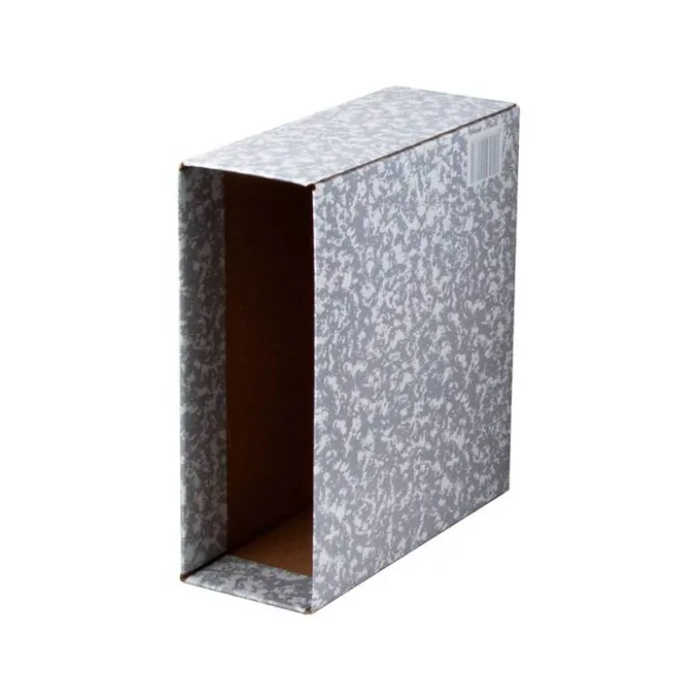 Caja archivador de palanca marca Liderpapel Classic Red Cuarto