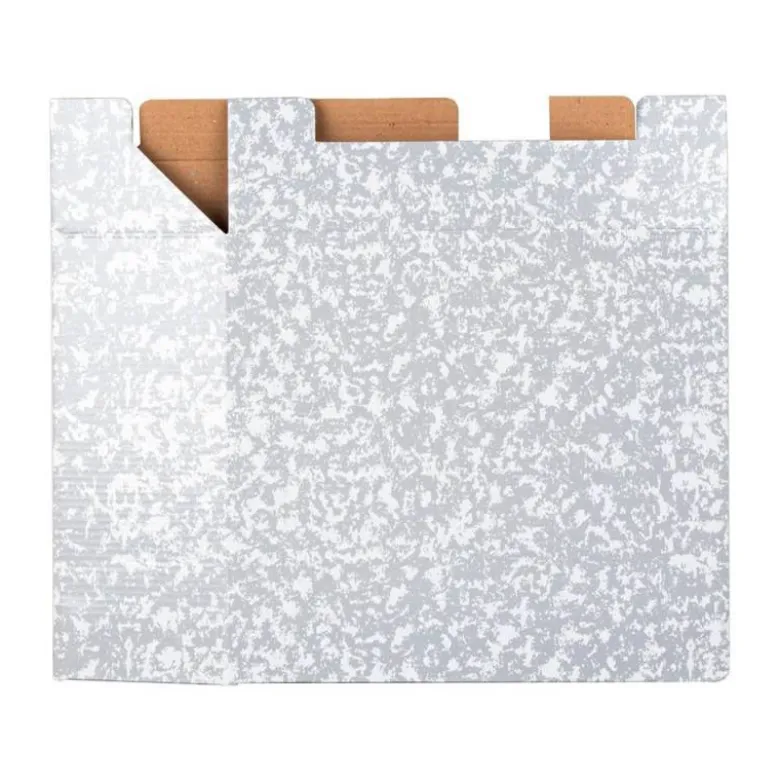 Caja archivador de palanca marca Liderpapel Classic Red Cuarto
