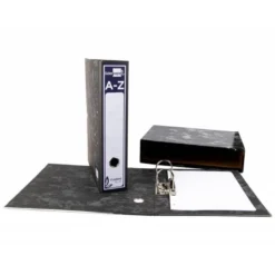 Caja archivador de palanca marca Liderpapel Classic Blue Cuarto