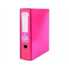 CAJA ARCHIVADOR LIDERPAPEL DE PALANCA CARTON FOLIO DOCUMENTA LOMO 75 MM ROSA