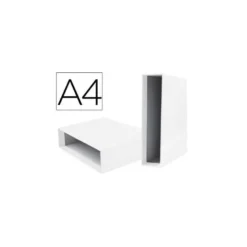 Caja archivador marca Liderpapel de palanca Din A4 documenta Blanco