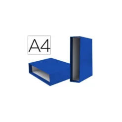 Caja archivador marca Liderpapel de palanca Din A4 documenta Azul