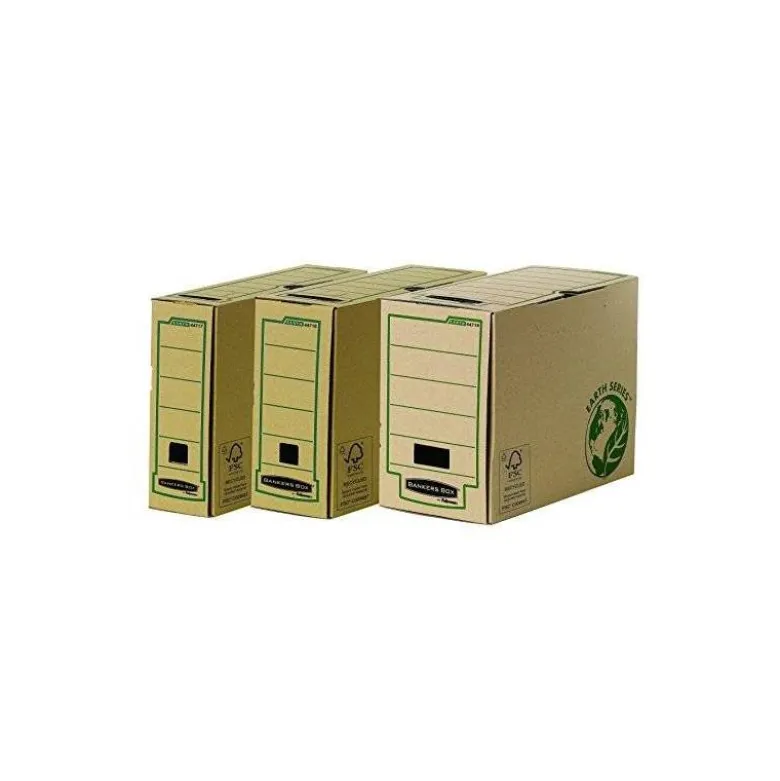 Caja Archivo Definitivo Fellowes Carton Reciclado Folio 150 mm