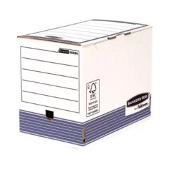CAJA ARCHIVO DEFINITIVO FELLOWES CARTON RECICLADO DIN A4 200 MM COLOR AZUL