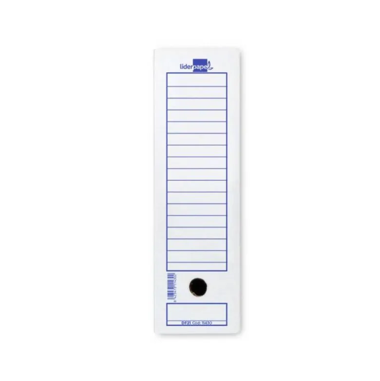 CAJA ARCHIVO DEFINITIVO LIDERPAPEL ECOUSE CARTON 100% RECICLADO 104 FOLIO 365X251X100MM 325G/M2