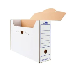 CAJA ARCHIVO DEFINITIVO LIDERPAPEL ECOUSE CARTON 100% RECICLADO 104 FOLIO 365X251X100MM 325G/M2