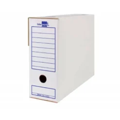 CAJA ARCHIVO DEFINITIVO LIDERPAPEL ECOUSE CARTON 100% RECICLADO 103 CUARTO 278X213X105MM 325G/M2