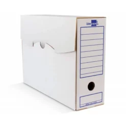 CAJA ARCHIVO DEFINITIVO LIDERPAPEL ECOUSE CARTON 100% RECICLADO 103 CUARTO 278X213X105MM 325G/M2