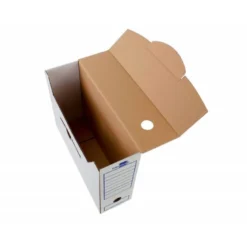 CAJA ARCHIVO DEFINITIVO LIDERPAPEL ECOUSE CARTON 100% RECICLADO FOLIO PROLONGADO 388X275X116MM 340G/M2