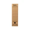 CAJA ARCHIVO DEFINITIVO LIDERPAPEL FOLIO CARTON RECICLADO 325G/M2 LOMO 100 MM KRAFT 365X100X251 MM