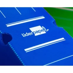 CAJA ARCHIVO DEFINITIVO PLASTICO LIDERPAPEL AZUL 360X260X100 MM