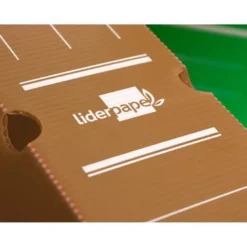 Caja archivo definitivo plastico liderpapel marron 360x260x100 mm
