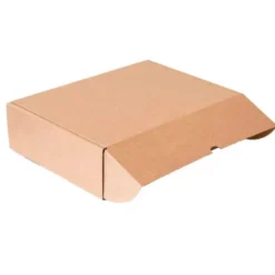 CAJA AUTOMONTABLE Q-CONNECT PARA E-COMMERCE Y REGALO CARTON RECICLADO CANAL SIMPLE 3 MM KRAFT 210X180X60 MM