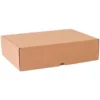 CAJA AUTOMONTABLE Q-CONNECT PARA E-COMMERCE Y REGALO CARTON RECICLADO CANAL SIMPLE 3 MM KRAFT 330X250X100 MM