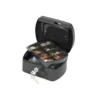 Caja caudales Q-Connect 6" 152x115x80 mm color negro con bandeja portamonedas