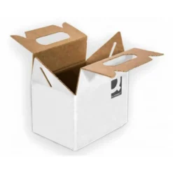 Caja Maletín de Cartón Q-connect para Embalar 35x25,5x11,8 cm con Asa