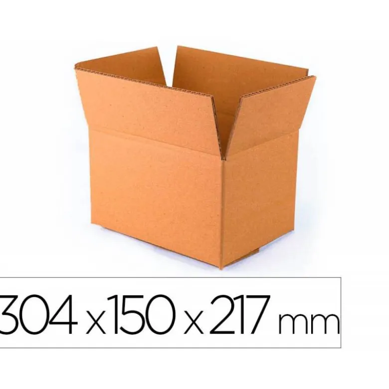 Caja para embalar de doble canal de 30x15x21.7cm