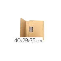 Caja para embalar Libros de tamaño 40x29x7,5Cm . marca Q-Connect