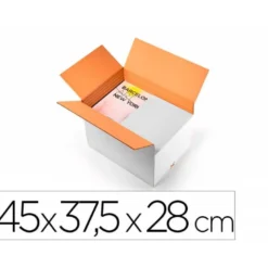 Caja para Embalar Q-Connect Americana de 45x37,5x28 cm Doble Canal