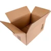 CAJA PARA EMBALAR Q-CONNECT AMERICANA CARTON RECICLADO CANAL SIMPLE 5 MM COLOR KRAFT 250X150X100 MM
