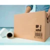 CAJA PARA EMBALAR Q-CONNECT AMERICANA CARTON RECICLADO CANAL SIMPLE 5 MM COLOR KRAFT 350X250X220 MM