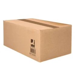 CAJA PARA EMBALAR Q-CONNECT AMERICANA ULTRARRESISTENTE CARTON RECICLADO CANAL DOBLE 7MM COLOR KRAFT 700X440X330 MM