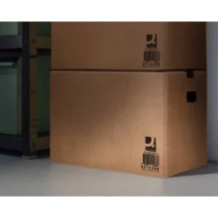 CAJA PARA EMBALAR Q-CONNECT AMERICANA ULTRARRESISTENTE CONASAS CARTON CANAL DOBLE 7 MM COLOR KRAFT 500X340X310 MM