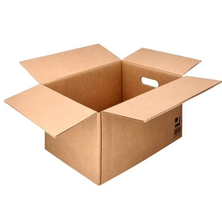 CAJA PARA EMBALAR Q-CONNECT AMERICANA ULTRARRESISTENTE CONASAS CARTON CANAL DOBLE 7 MM COLOR KRAFT 700X440X330 MM