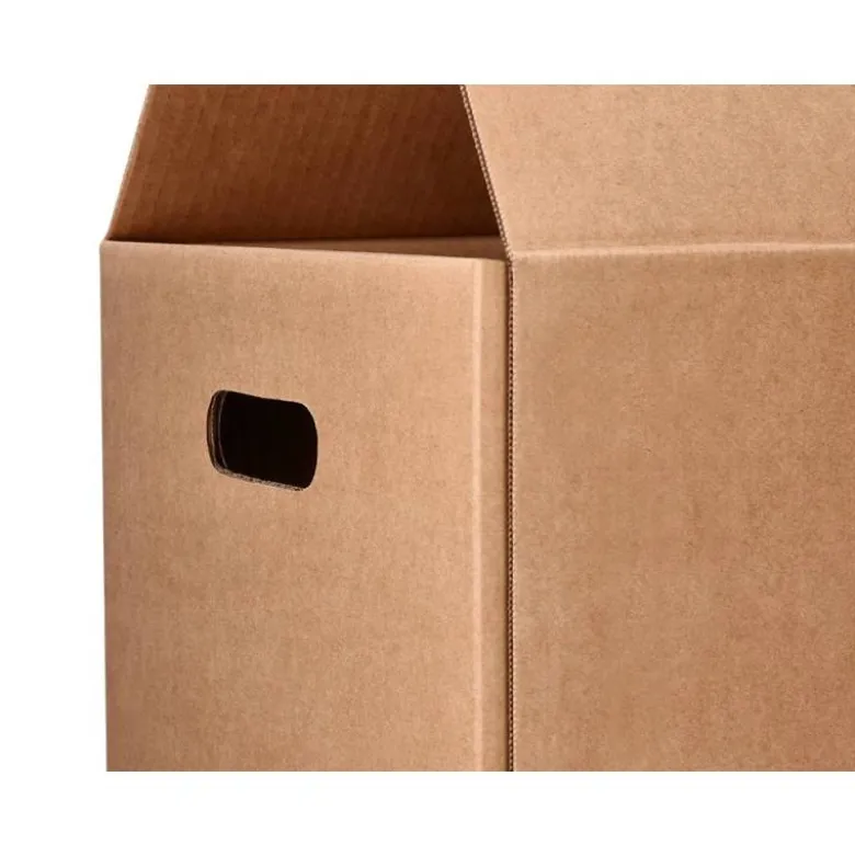 CAJA PARA EMBALAR Q-CONNECT AMERICANA ULTRARRESISTENTE CONASAS CARTON CANAL DOBLE 7 MM COLOR KRAFT 700X440X330 MM