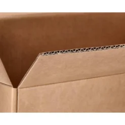 CAJA PARA EMBALAR Q-CONNECT AMERICANA ULTRARRESISTENTE CONASAS CARTON CANAL DOBLE 7 MM COLOR KRAFT 700X440X330 MM
