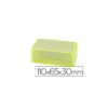 Caja plastico Liderpapel de tarjetas de visitas 110x65x30mm