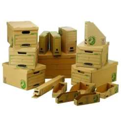 Cajon Fellowes carton Reciclado capacidad 4 cajas archivo 80 mm 269x340x400 mm
