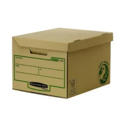 Cajon Fellowes carton Reciclado capacidad 4 cajas archivo 80 mm 269x340x400 mm