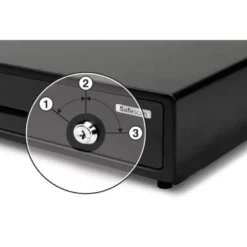CAJON SAFESCAN SD-4141 GAVETA AJUSTABLE Y EXTRAIBLE INCLUIDA PINZAS DE METAL Y RANURA PARA BILLETES 8